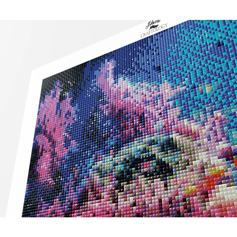 Pink Hues Under the Sea - Premium Diamond Painting Kit - Diamond Painting Kit