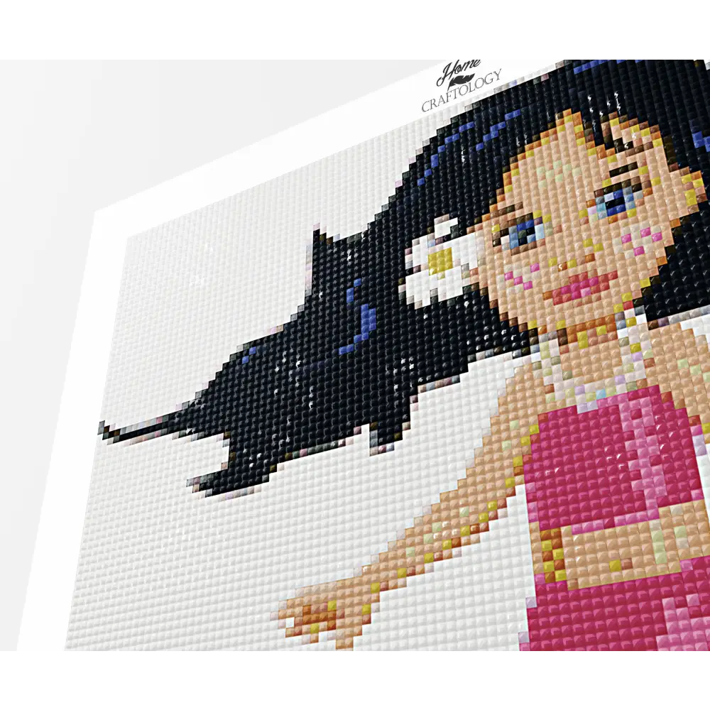 Pink Mermaid - Premium Diamond Painting Kit - Diamond Painting Kit