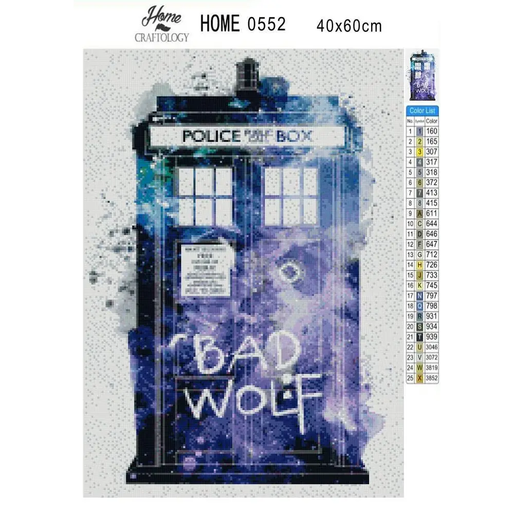 Police Box - Premium Diamond Painting Kit - Diamond Painting Kit