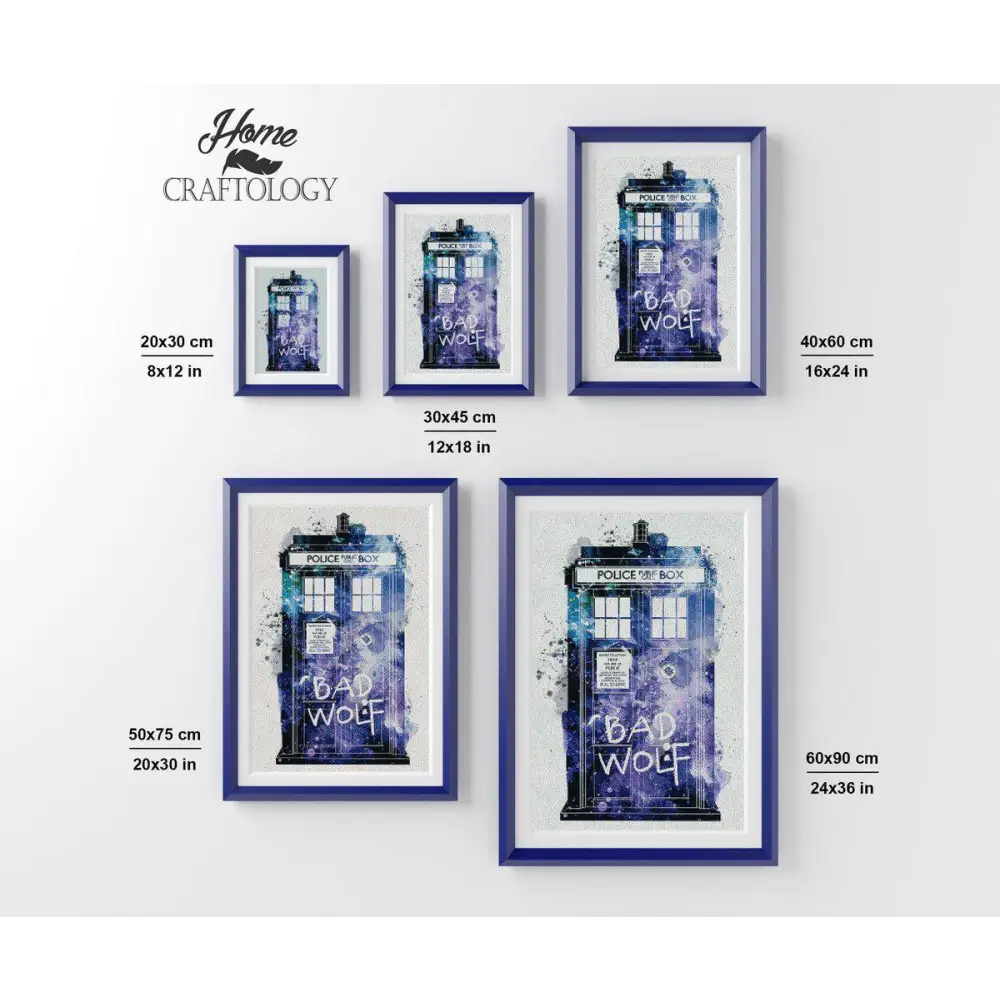 Police Box - Premium Diamond Painting Kit - Diamond Painting Kit