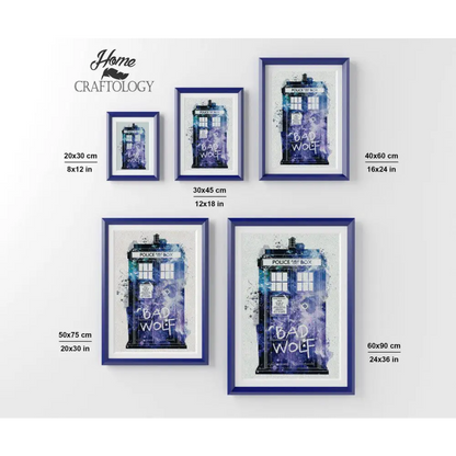 Police Box - Premium Diamond Painting Kit - Diamond Painting Kit