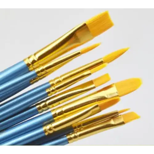 Premium Assorted Brush Set (10pcs) - Paint By Numbers