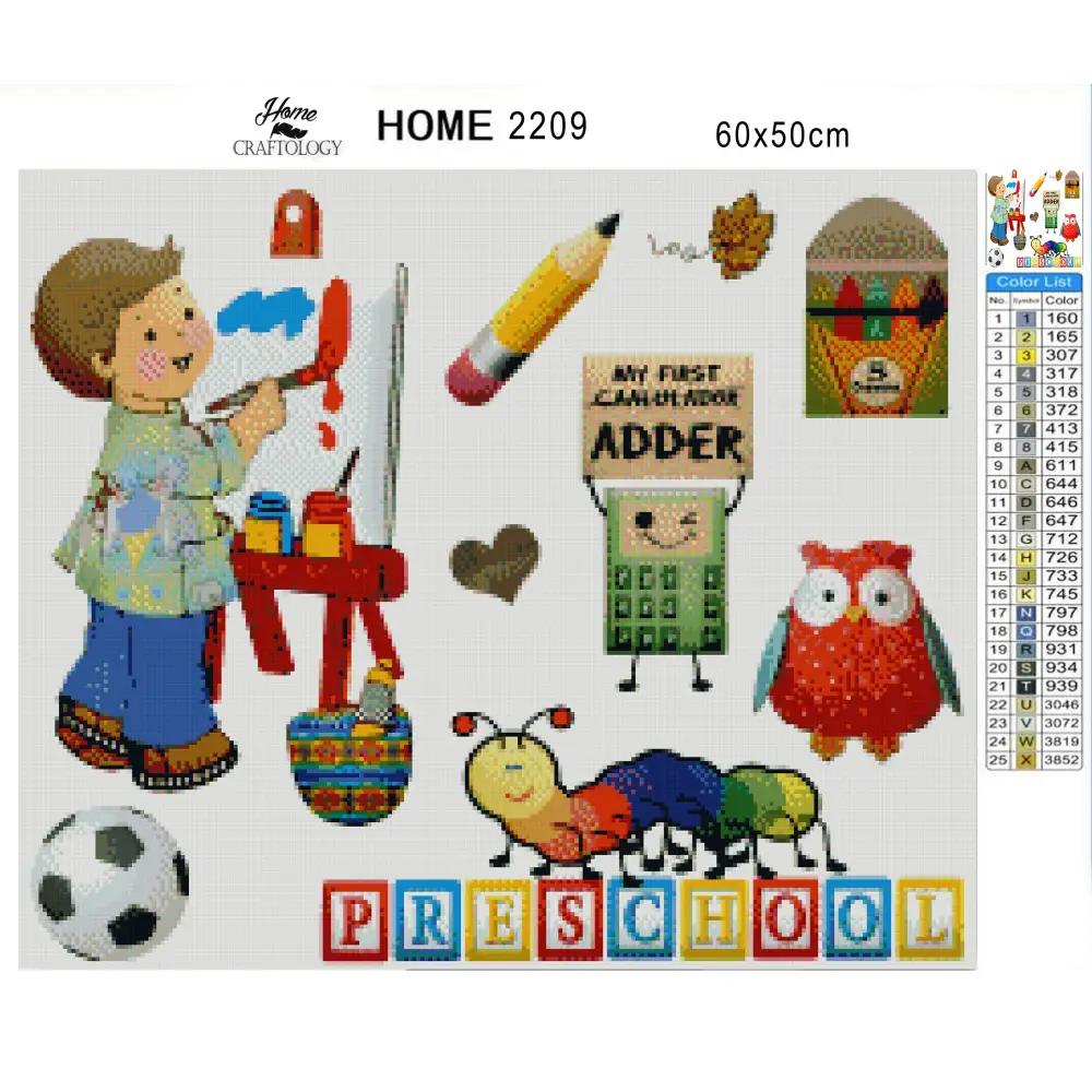 Preschool - Premium Diamond Painting Kit - Diamond Painting Kit