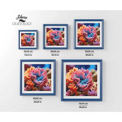 Pretty Corals - Exclusive Premium Diamond Painting Kit - Diamond Painting Kit