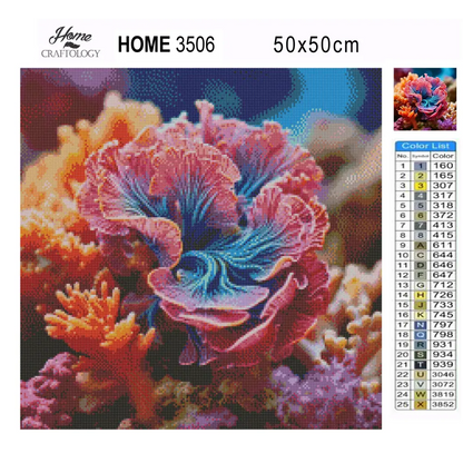 Pretty Corals - Exclusive Premium Diamond Painting Kit - Diamond Painting Kit