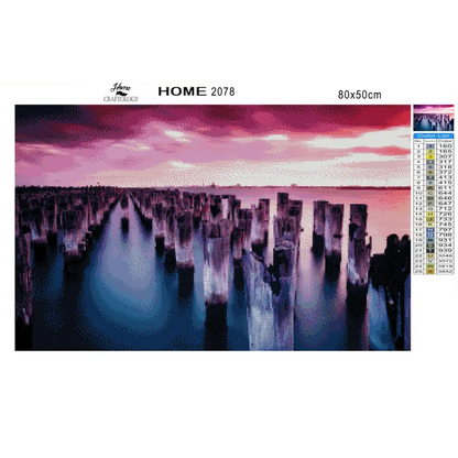 Princes Pier - Premium Diamond Painting Kit - Diamond Painting Kit