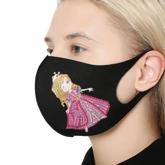 Princess - Diamond Painting Face Mask - Face Mask