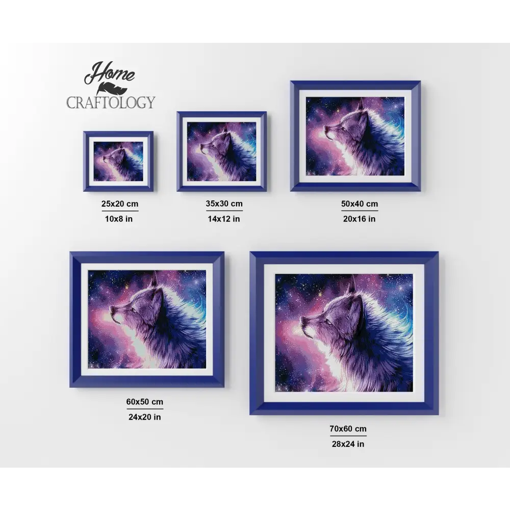 Purple Wolf - Premium Diamond Painting Kit - Diamond Painting Kit
