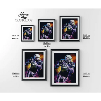 Quarterback - Premium Diamond Painting Kit - Diamond Painting Kit