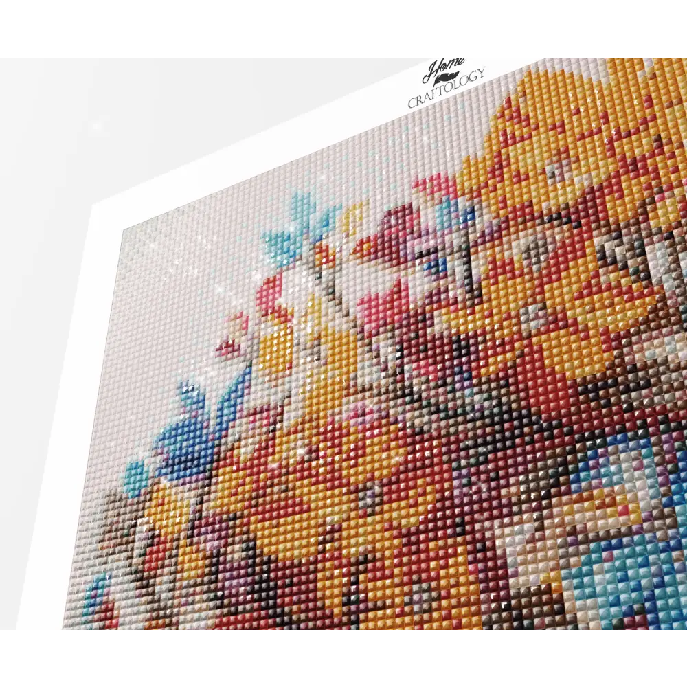 Radiant Blooms - Exclusive Premium Diamond Painting Kit - Diamond Painting Kit