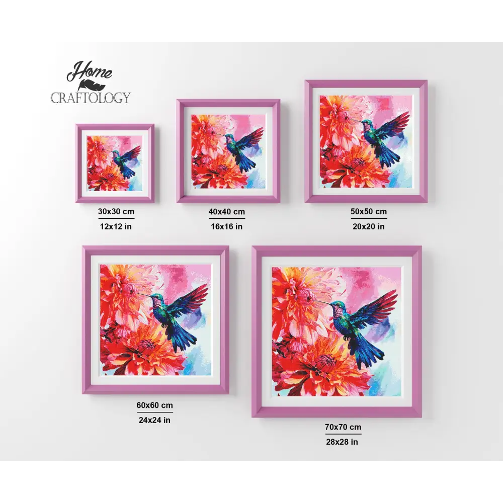 Radiant Hummingbird - Exclusive Premium Diamond Painting Kit - Diamond Painting Kit