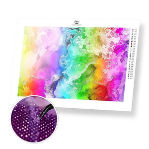 Rainbow Colors - Premium Diamond Painting Kit - 45x30cm / 18x12’’ / Square (Most Popular) - Diamond Painting Kit