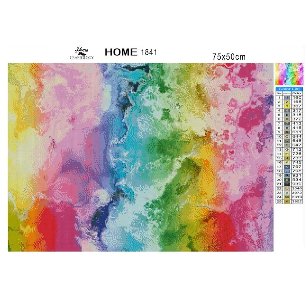 Rainbow Colors - Premium Diamond Painting Kit - Diamond Painting Kit