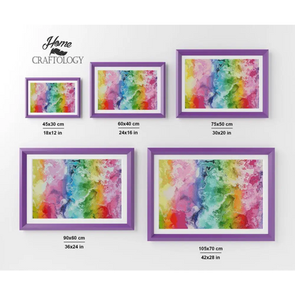 Rainbow Colors - Premium Diamond Painting Kit - Diamond Painting Kit