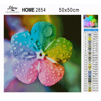 Rainbow Flower - Premium Diamond Painting Kit - Diamond Painting Kit