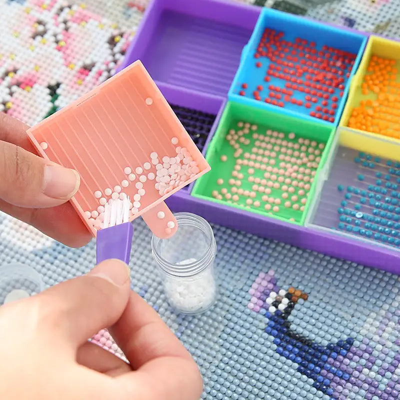Rectangular Diamond Painting Tray - Diamond Painting Accessory