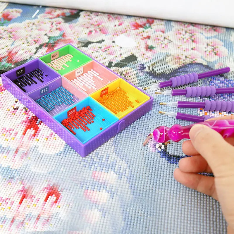 Rectangular Diamond Painting Tray - Diamond Painting Accessory