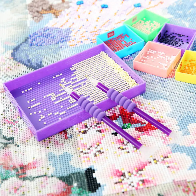 Rectangular Diamond Painting Tray - Diamond Painting Accessory