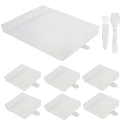 Rectangular Diamond Painting Tray - White - Diamond Painting Accessory