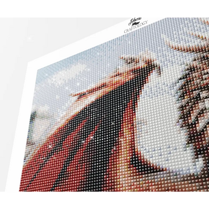 Red Dragon- Exclusive Premium Diamond Painting Kit - Diamond Painting Kit