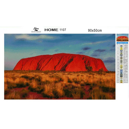 Red Mountain - Diamond Painting Kit - Home Craftology