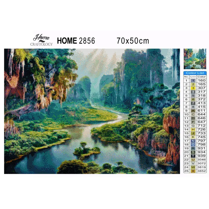 Rich Forest - Premium Diamond Painting Kit - Diamond Painting Kit