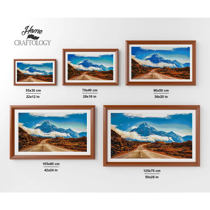 Road Trip in New Zealand - Premium Diamond Painting Kit - Diamond Painting Kit