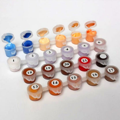Roaring Tiger Kit - Paint By Numbers - Paint By Numbers