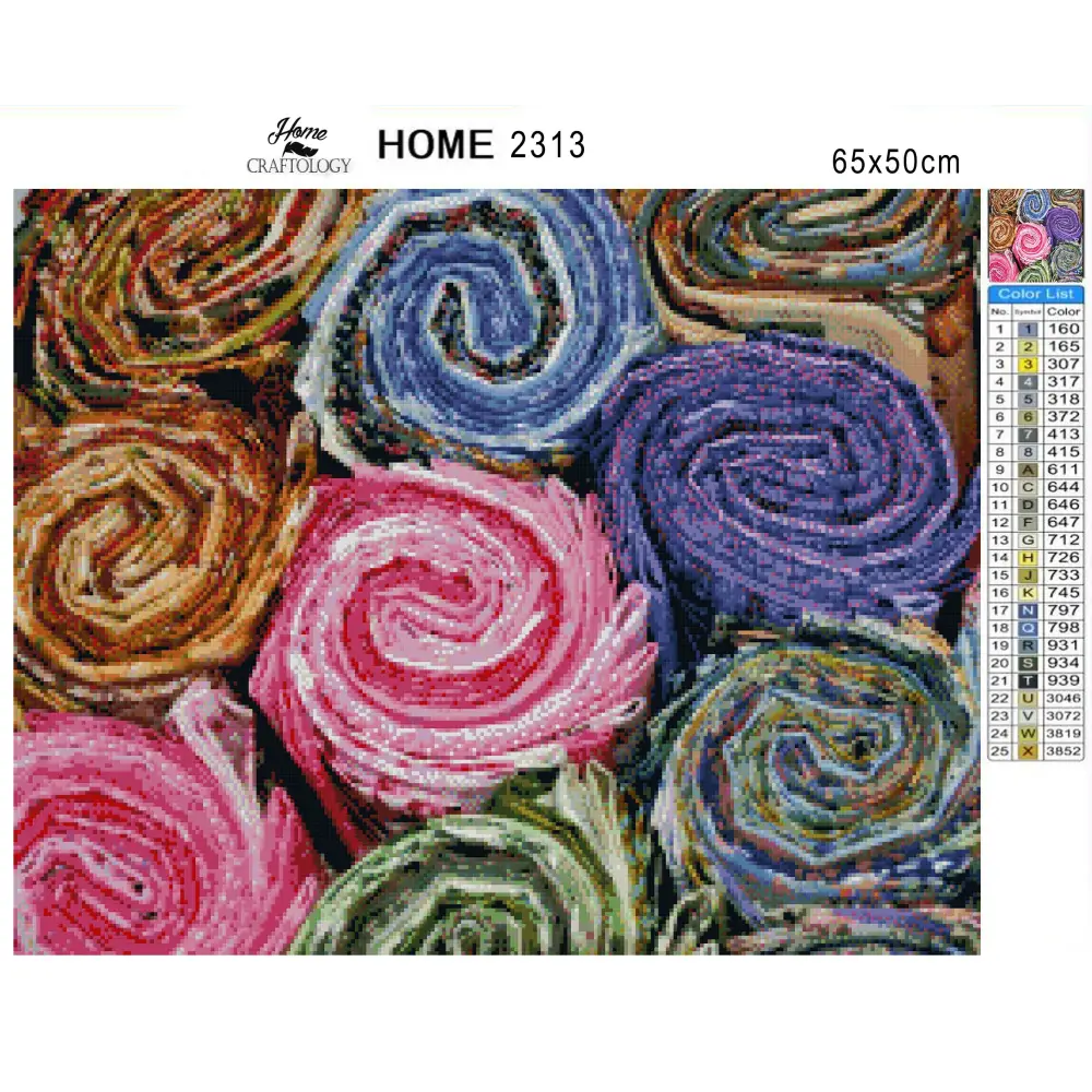 Rolled Fabric - Premium Diamond Painting Kit - Diamond Painting Kit