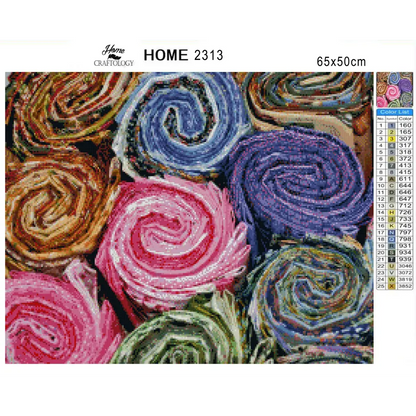 Rolled Fabric - Premium Diamond Painting Kit - Diamond Painting Kit