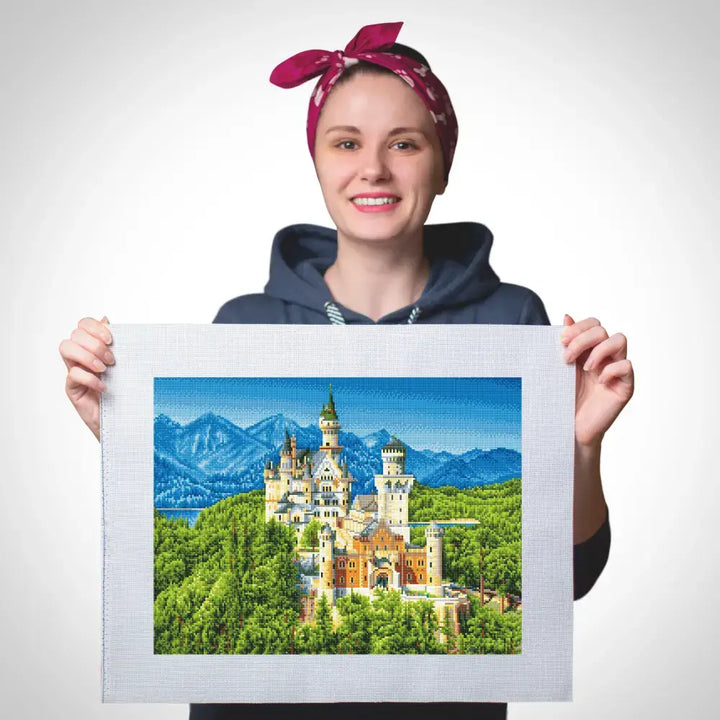 Romantic Castle Kit - Cross Stitch - No Frame - Cross Stitch Kit