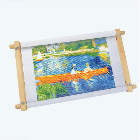 Rowing on the River Kit - Cross Stitch - With Frame - Cross Stitch Kit
