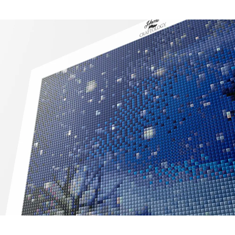 Santa's Silhouette - Diamond Painting Kit - Home Craftology