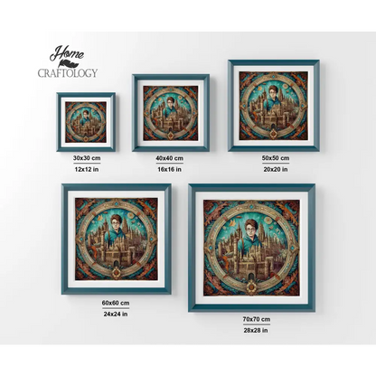 School of Wizards - Exclusive Premium Diamond Painting Kit - Diamond Painting Kit