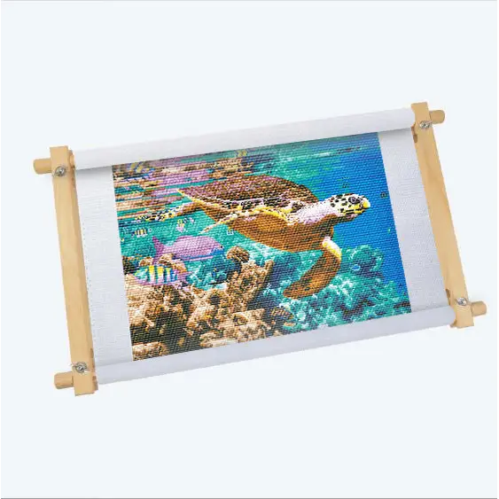 Sea Turtle Kit - Cross Stitch - With Frame