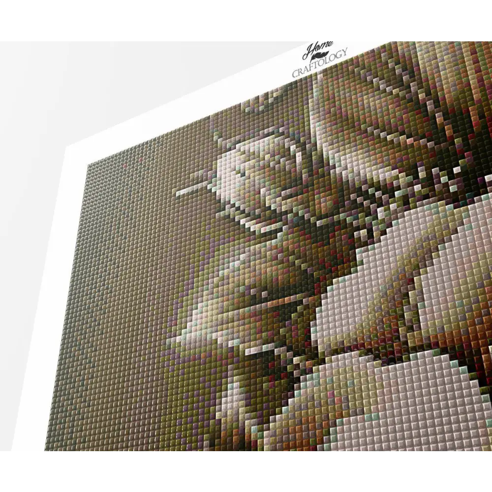 Sepia Roses - Premium Diamond Painting Kit - Diamond Painting Kit