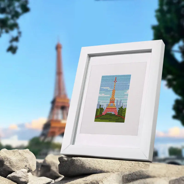 Set of 10 Famous Landmarks - Mini Diamond Painting Kits - Mini Painting