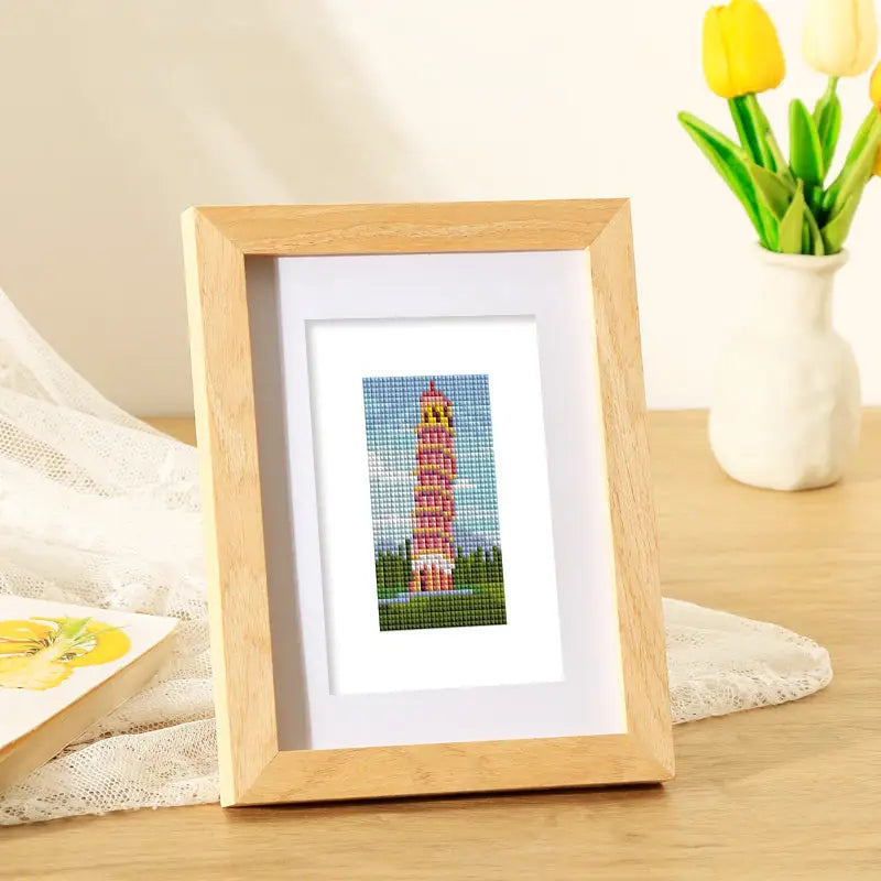 Set of 10 Famous Landmarks - Mini Diamond Painting Kits - Mini Painting