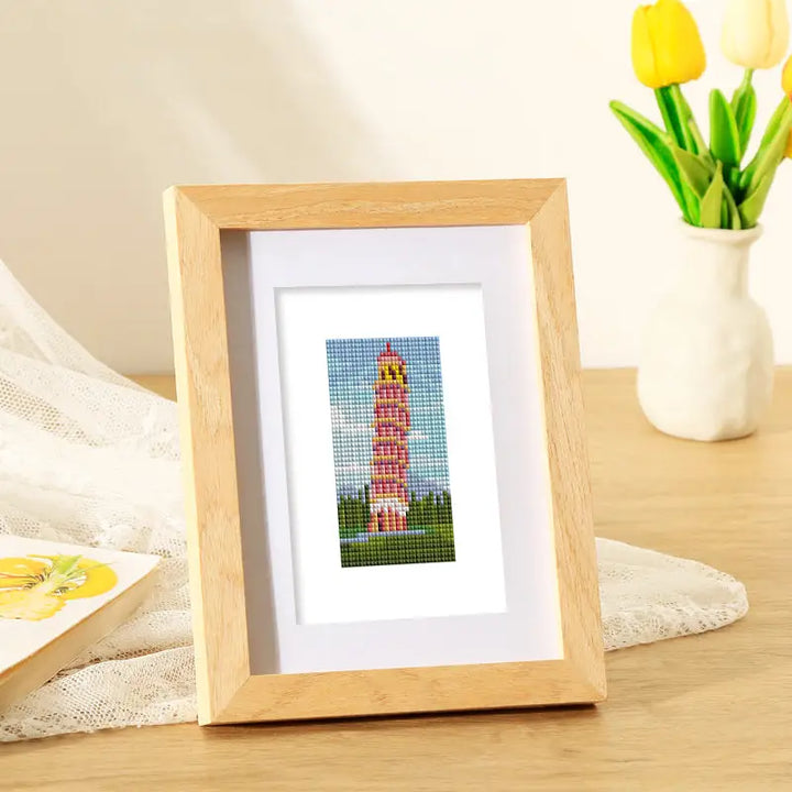 Set of 10 Famous Landmarks - Mini Diamond Painting Kits - Mini Painting