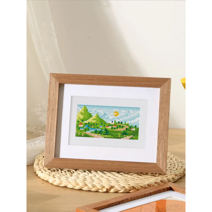 Set of 10 Landscape - Mini Diamond Painting Kits - Mini Painting