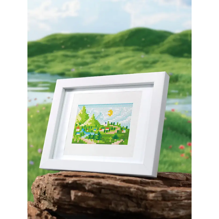 Set of 10 Landscape - Mini Diamond Painting Kits - Mini Painting