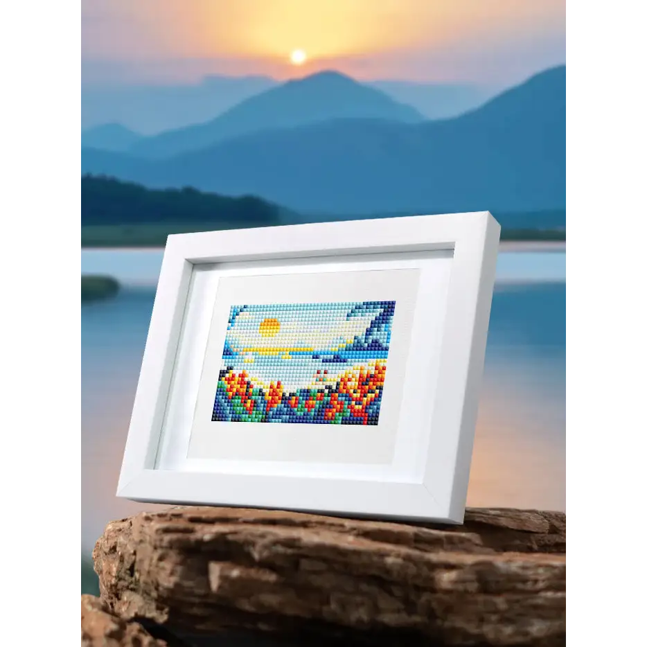 Set of 10 Landscape - Mini Diamond Painting Kits - Mini Painting