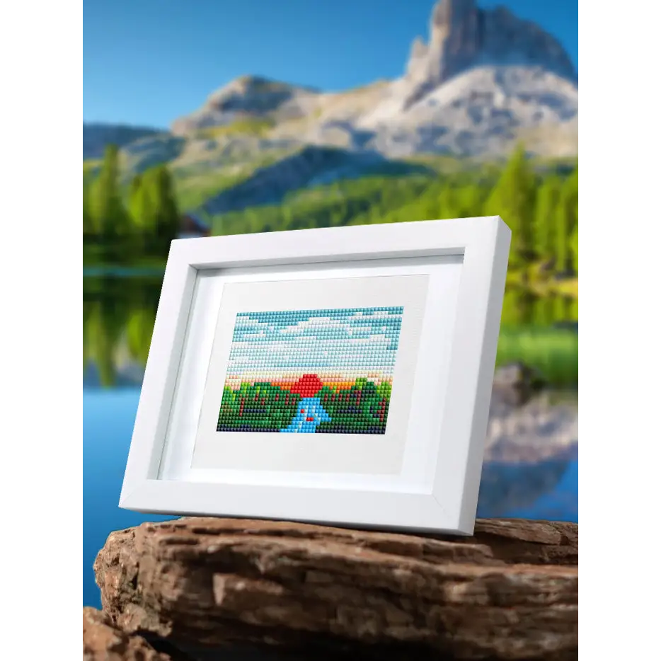 Set of 10 Landscape - Mini Diamond Painting Kits - Mini Painting