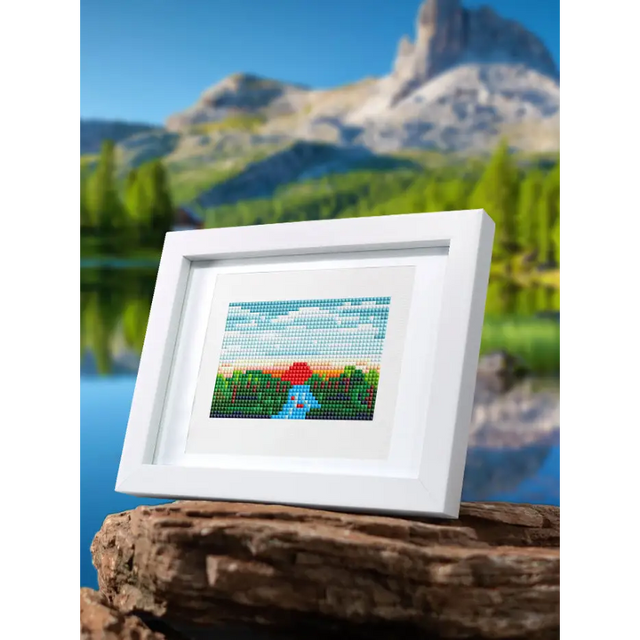 Set of 10 Landscape - Mini Diamond Painting Kits - Mini Painting