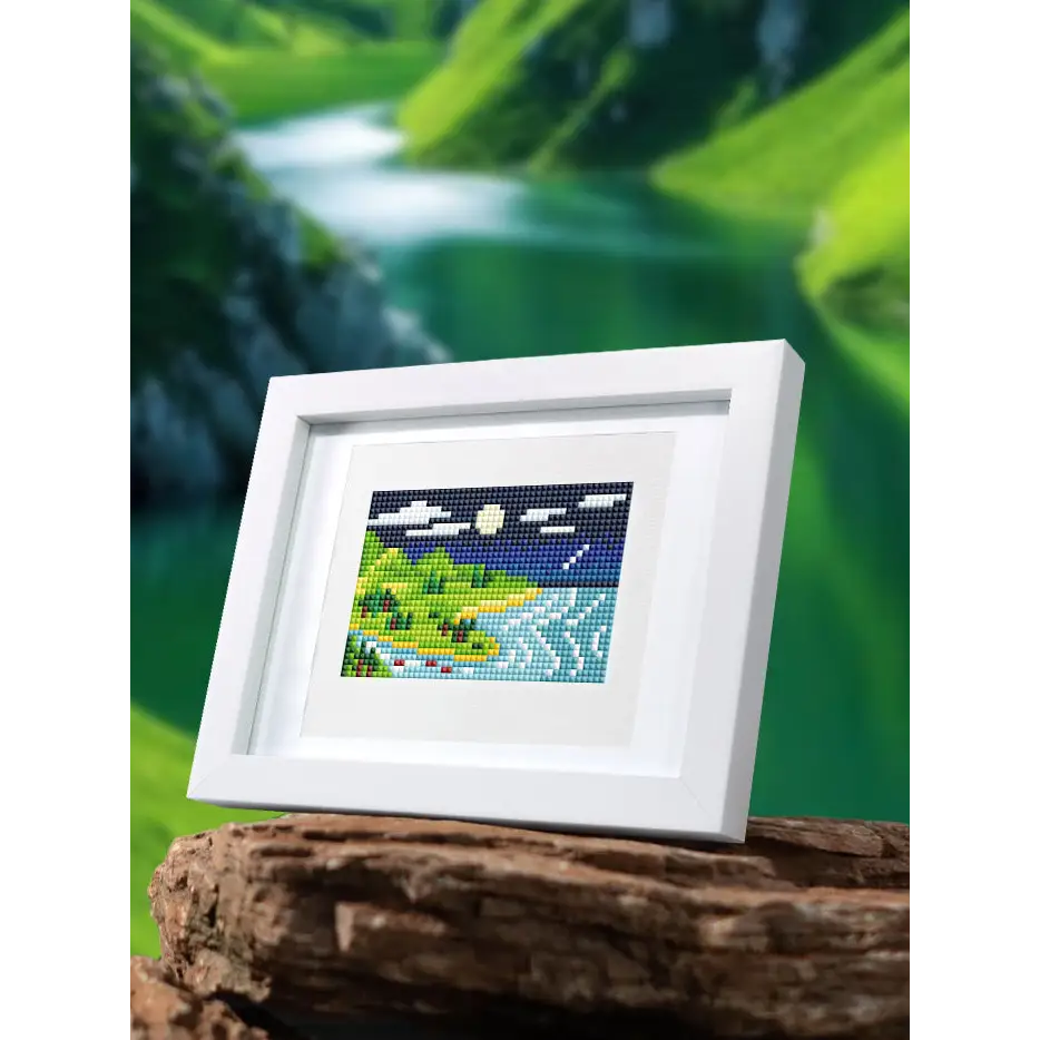 Set of 10 Landscape - Mini Diamond Painting Kits - Mini Painting