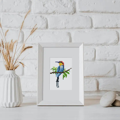 Set of 12 Birds - Mini Diamond Painting Kits - Mini Painting