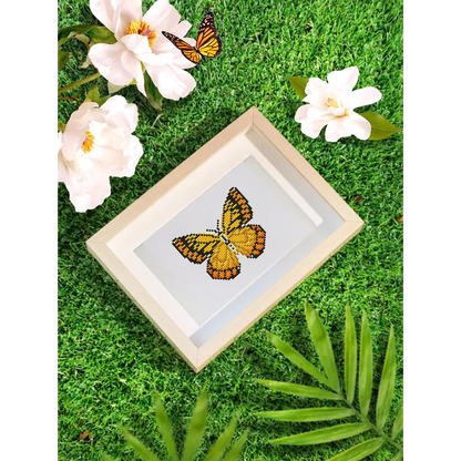Set of 12 Butterflies A - Mini Diamond Painting Kits - Mini Painting