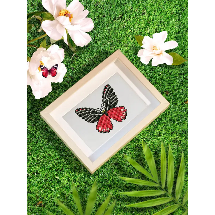 Set of 12 Butterflies A - Mini Diamond Painting Kits - Mini Painting