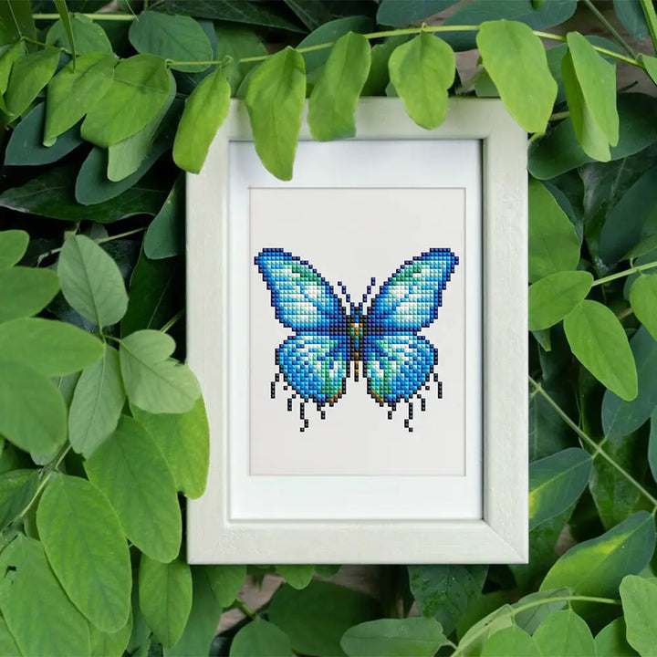 Set of 12 Butterflies B - Mini Diamond Painting Kits - Mini Painting