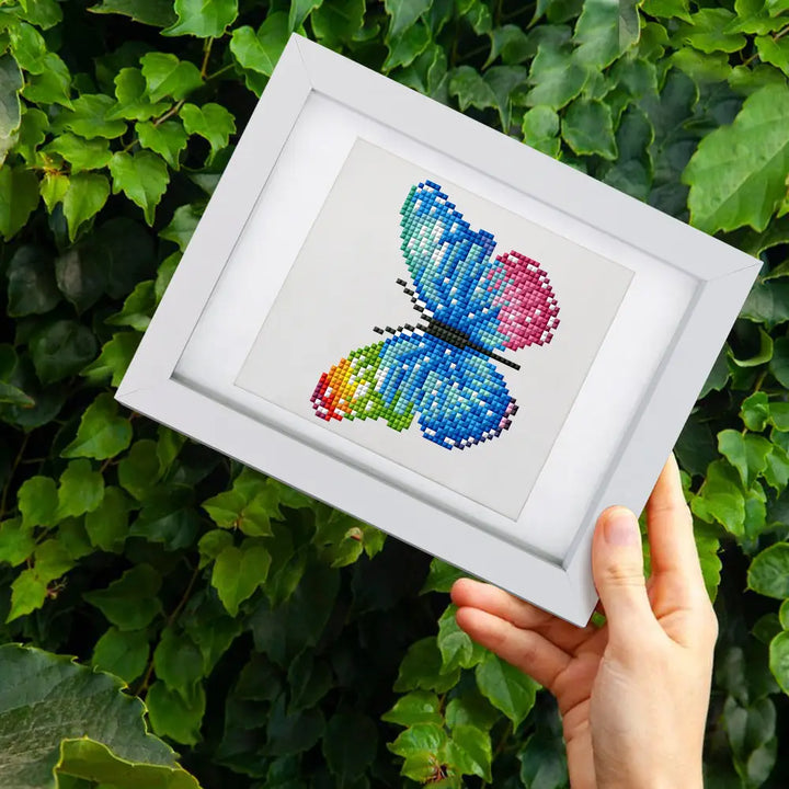 Set of 12 Butterflies B - Mini Diamond Painting Kits - Mini Painting